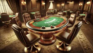 high end poker table